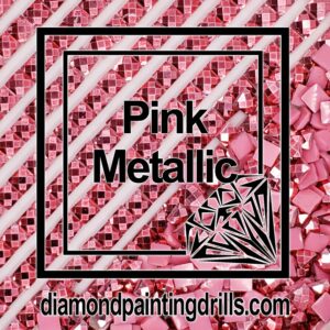 Diamond Painting Drills Metallic Pink Drills