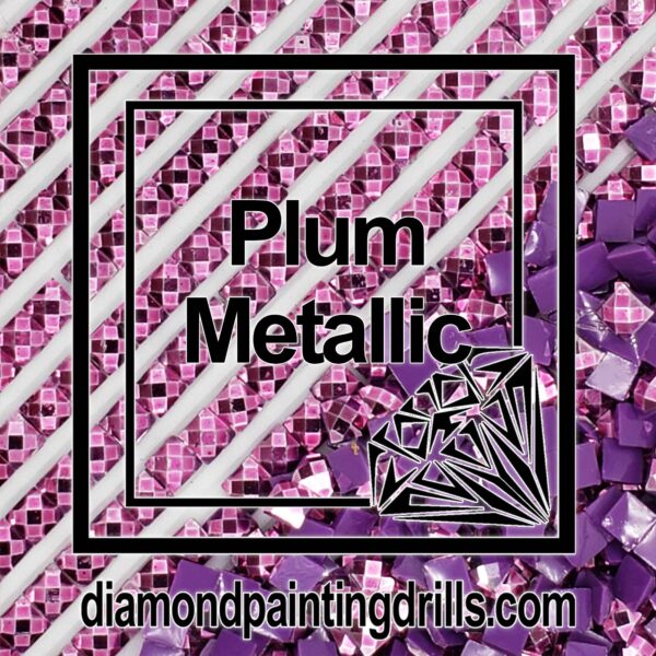 Diamond Painting Drills Metallic Plum Drills