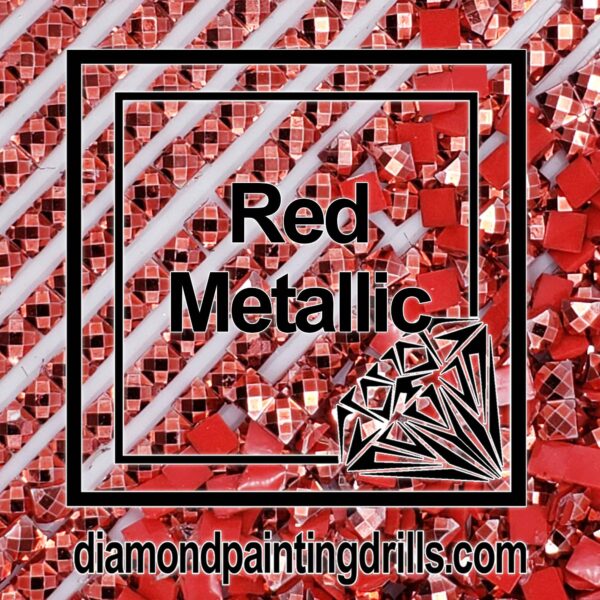 Diamond Painting Drills Metallic Red Drills
