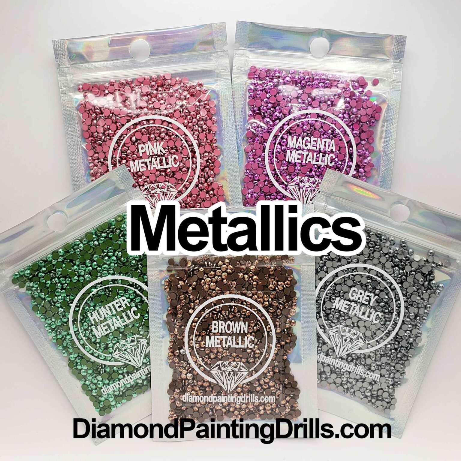 Metallic Drills Round Colors Quick Order Page Diamond Painting Drills