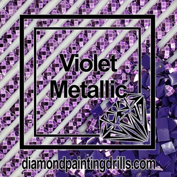 Diamond Painting Drills Metallic Violet Drills