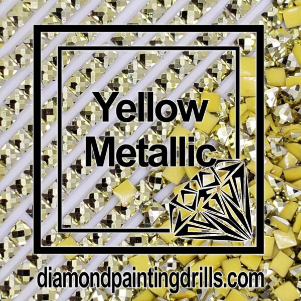Diamond Painting Drills Metallic Yellow Drills