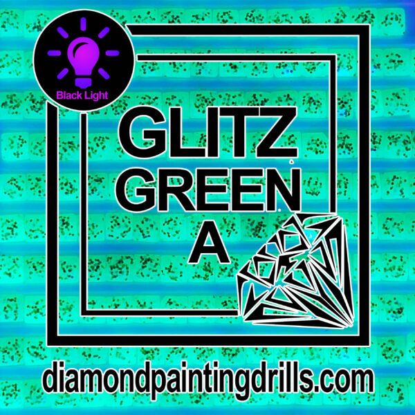 Green Glitz Diamond Painting Drills