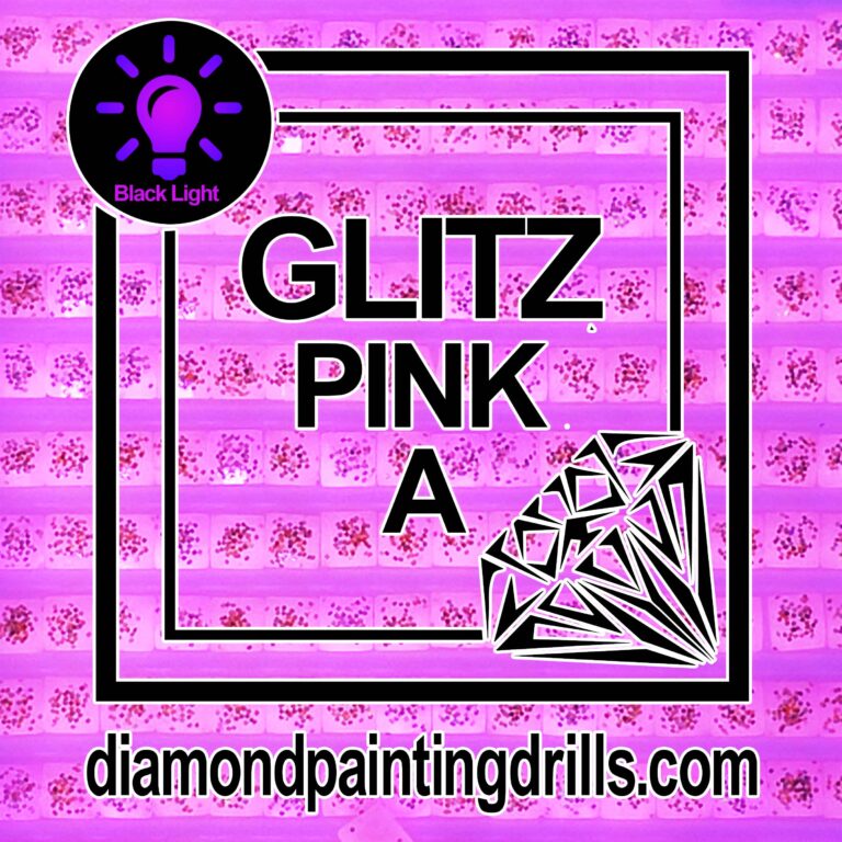 Pink 'A' Glitz Drills - Square - Diamond Painting Drills