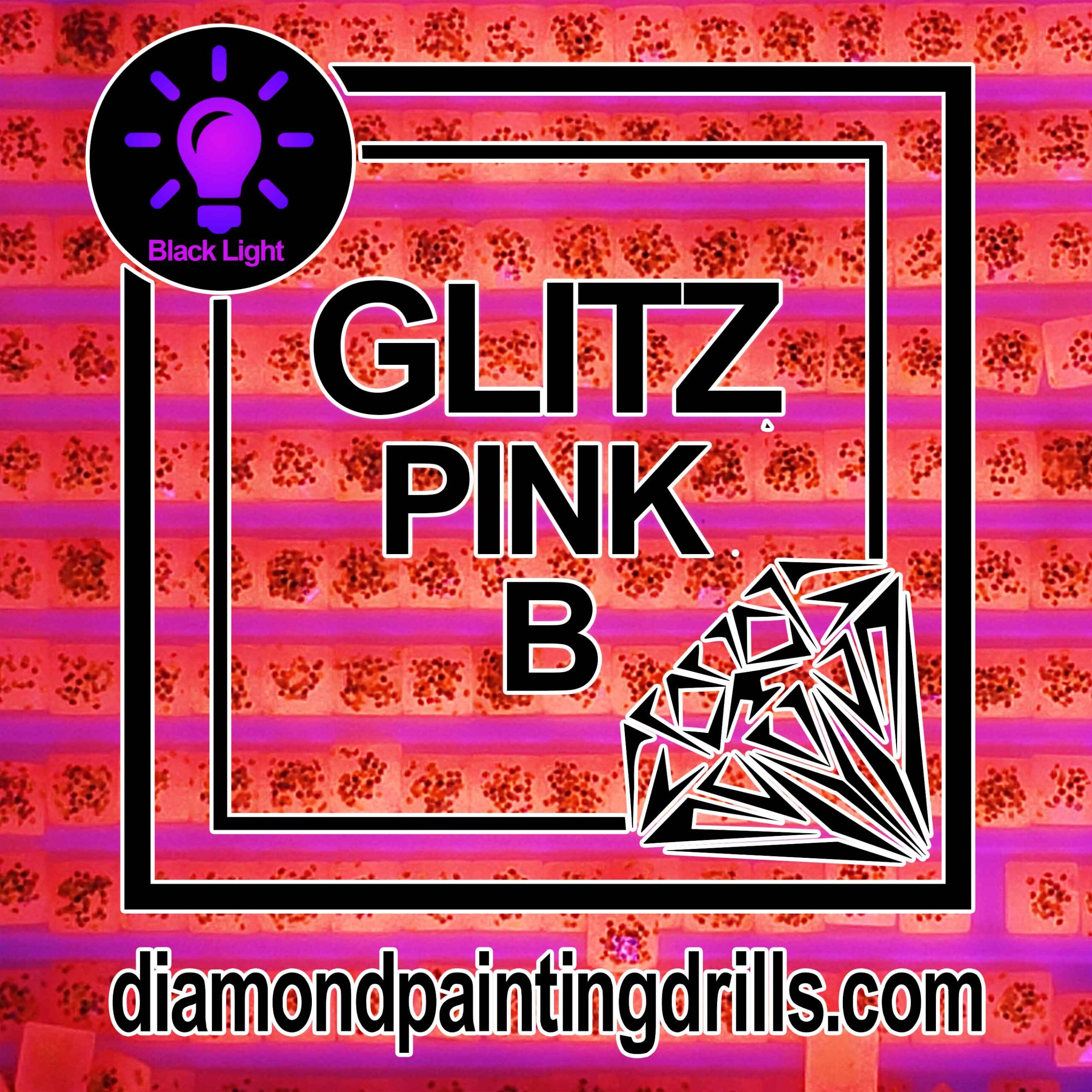 Pink Glitz Diamond Painting Drills