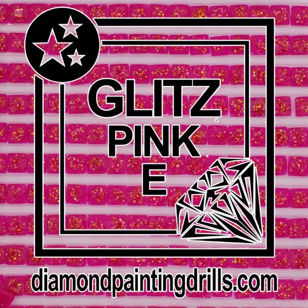 Pink Glitz Diamond Painting Drills