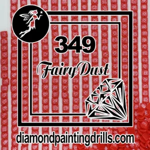 DMC 349 Square Fairy Dust Drill for Diamond Painting