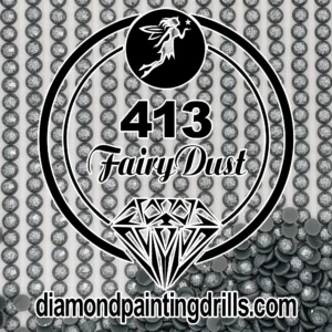 DMC 413 Round Fairy Dust Drill for Diamond Painting