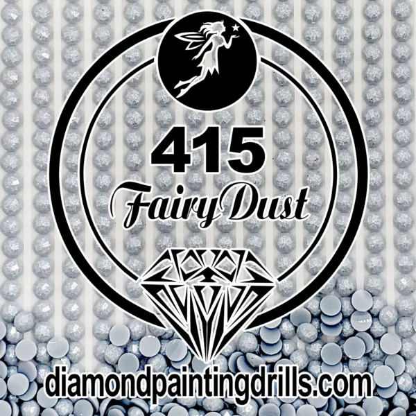 DMC 415 Round Fairy Dust Drill for Diamond Painting