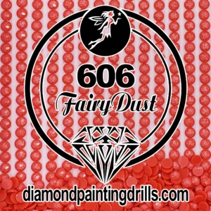 DMC 606 Round Fairy Dust Drill for Diamond Painting