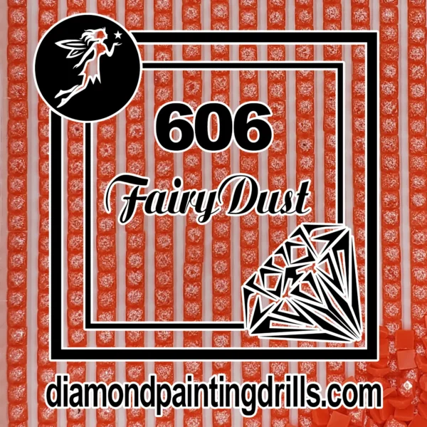 DMC 606 Square Fairy Dust Drill for Diamond Painting