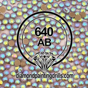 DMC 640 Round AB Drill for Diamond Painting