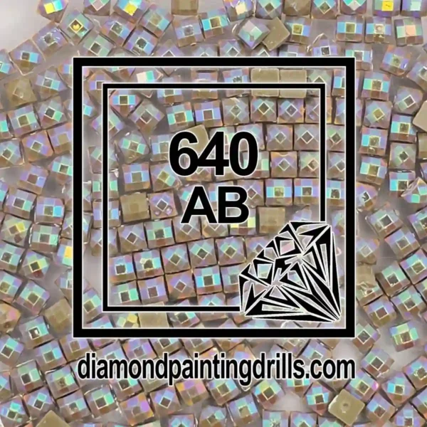 DMC 640 Square AB Drill for Diamond Painting