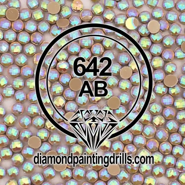 DMC 642 Round AB Drill for Diamond Painting