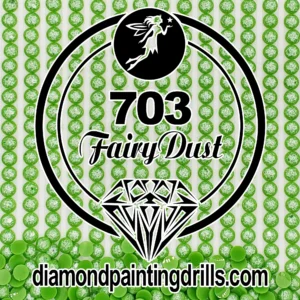 DMC 703 Round Fairy Dust Drill for Diamond Painting