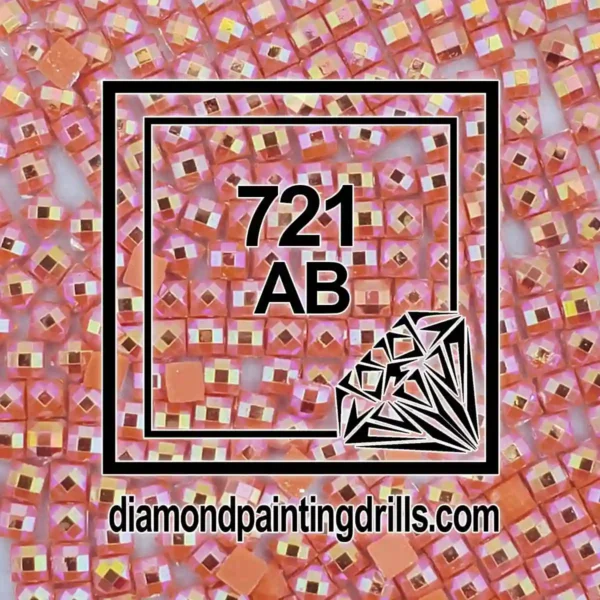 DMC 721 Square AB Drill for Diamond Painting