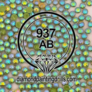 DMC 937 Round AB Drill for Diamond Painting