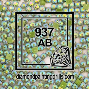 DMC 937 Square AB Drill for Diamond Painting