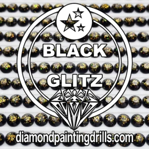 Black Glitz Diamond Painting Drills