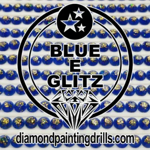 Blue Glitz Diamond Painting Drills