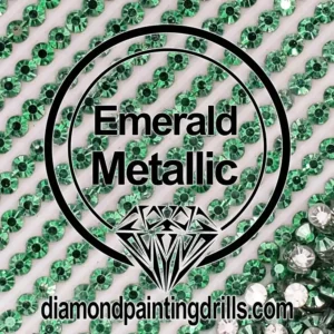 Diamond Painting Drills Metallic Emerald Drills