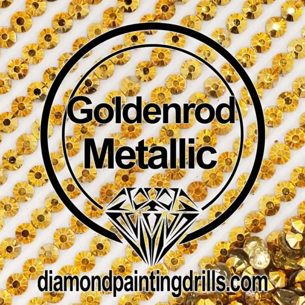 Diamond Painting Drills Metallic Goldenrod Drills