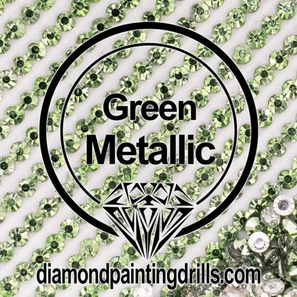 Diamond Painting Drills Metallic Green Drills