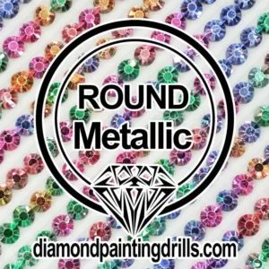 Round Metallic Diamond Painting Drills