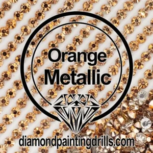 Diamond Painting Drills Metallic Orange Drills