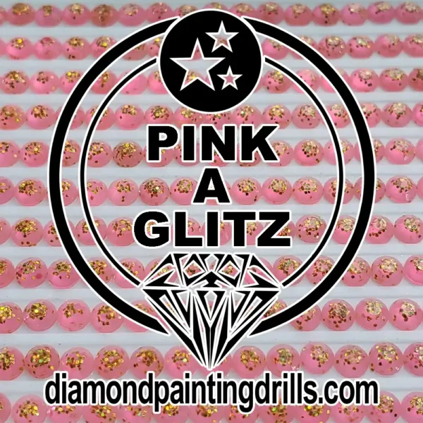 Pink Glitz Diamond Painting Drills