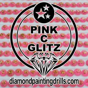 Pink Glitz Diamond Painting Drills