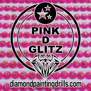 Pink Glitz Diamond Painting Drills