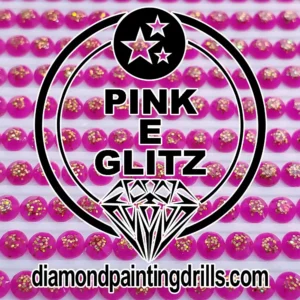 Pink Glitz Diamond Painting Drills