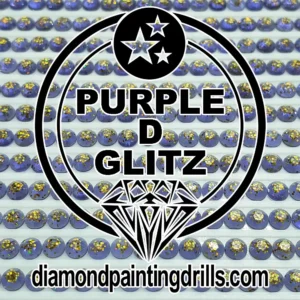 Purple Glitz Diamond Painting Drills