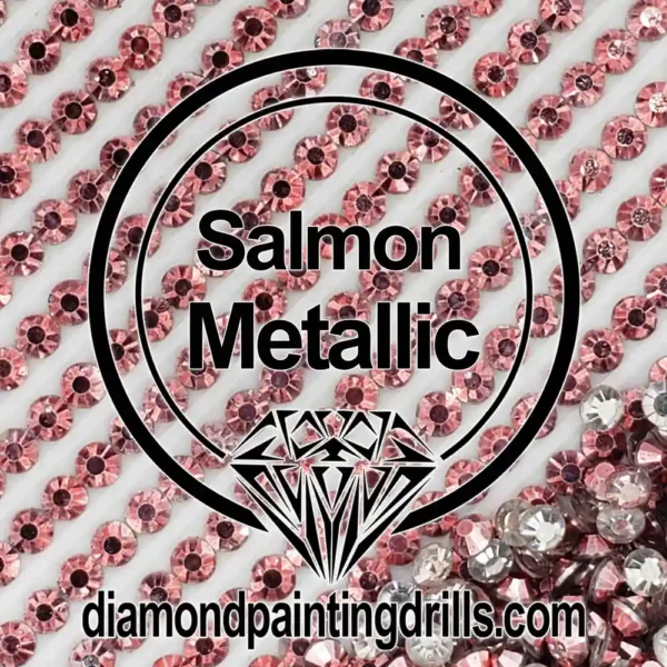 Diamond Painting Drills Metallic Salmon Drills