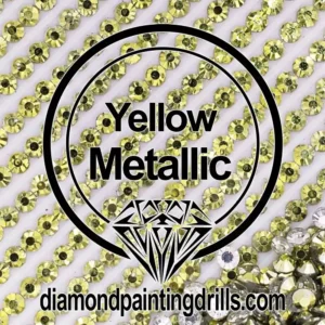 Diamond Painting Drills Metallic Yellow Drills