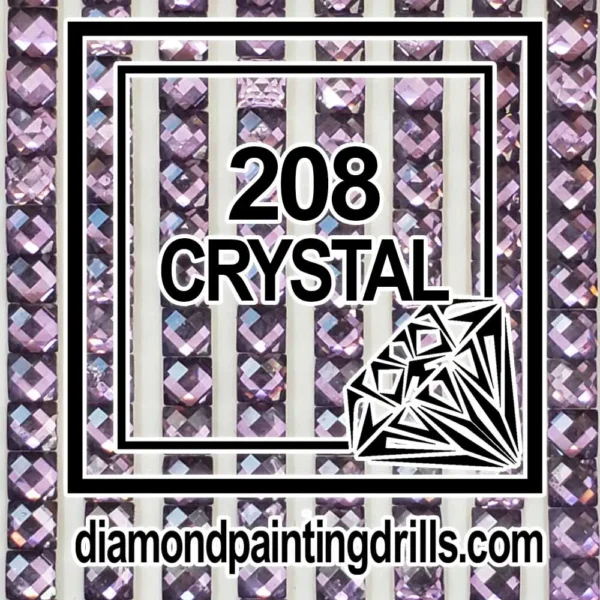 208 Square Crystal Diamond Painting Drills