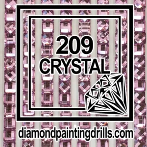 209 Square Crystal Diamond Painting Drills