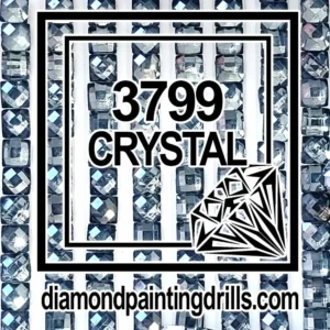 3799 Square Crystal Diamond Painting Drills