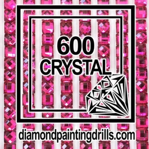 600 Square Crystal Diamond Painting Drills