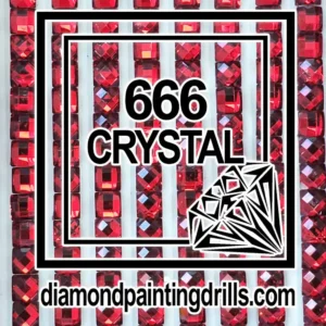 666 Square Crystal Diamond Painting Drills