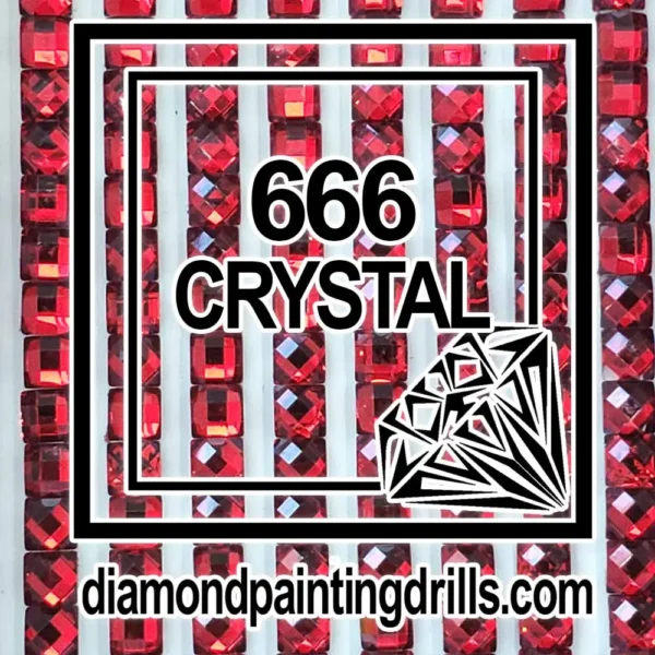 666 Square Crystal Diamond Painting Drills