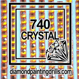 740 Square Crystal Diamond Painting Drills