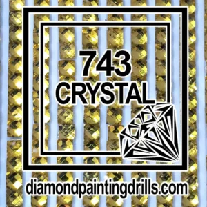 743 Square Crystal Diamond Painting Drills