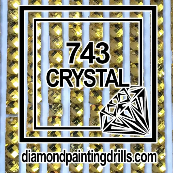 743 Square Crystal Diamond Painting Drills