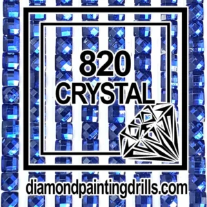 820 Square Crystal Diamond Painting Drills