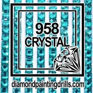 958 Square Crystal Diamond Painting Drills