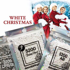 White Christmas Diamond Painting Drills