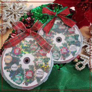 December Wreath Diamond Painting Drills Sample Set