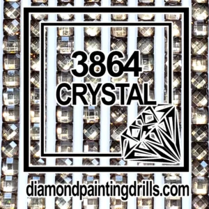 3864 Square Crystal Diamond Painting Drills